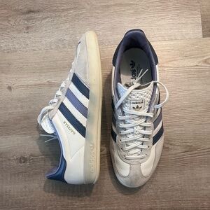 Adidas Gazelle Indoor (White/Preloved Blue/Off White)